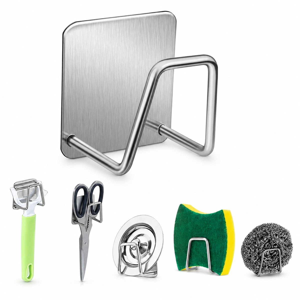 Sponge Holder Stainless Steel, Multi-Purpose Holder