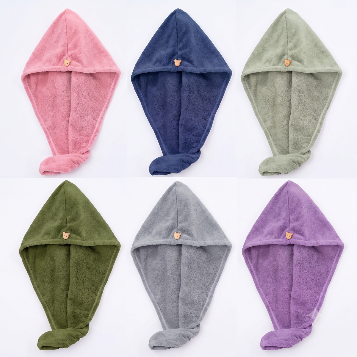 Quick Hair Drying Caps, Water Absorbent Head Wraps